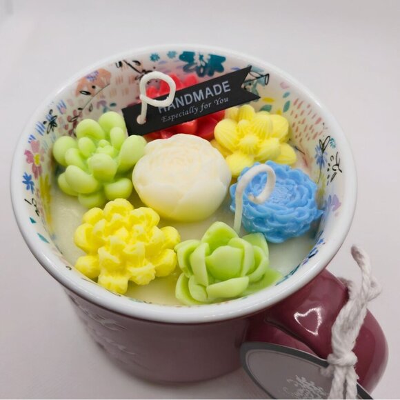 Handmade ✦ Best Mom Ever Mug Candle ✦ Sweet Orange Passionfruit Soy Wax Floral - Picture 1 of 9